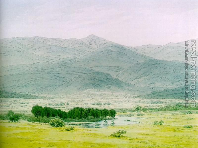 Caspar David Friedrich : Landscape in the Riesengebirge